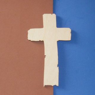 OLD RUGGED CROSS Unfinished Wood Shapes CutOuts RC8217