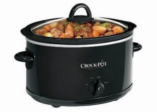 Crock Pot SCV600B   6 Qt. Slow Cooker, Black