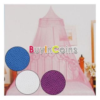 Dome Elegant Round Lace Bed Netting Canopy Mosquito Net