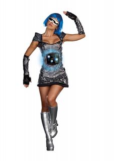 Planet Fabulous Futuristic Light Up Dress Costume Adult *New*