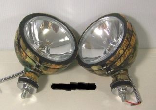  CAMO 6 INCH BOAT BLIND FOG/DRIVING LIGHTS DUCK HUNTERS MILITARY LAMPS
