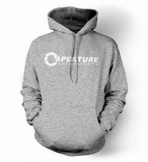 Portal Aperture Laboratories Hoodie Test Subject wii xbox game player 