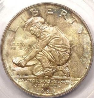 1925 S California Half Dollar 50C   PCGS MS66  Rare Coin ★