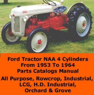 Ford tractor parts manual 1953   1964 4 cyl models