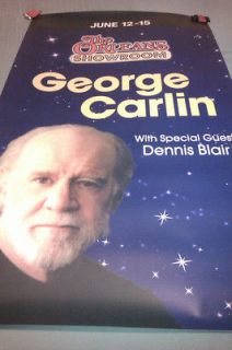 GEORGE CARLIN MYLAR POSTER FROM LIVE SHOW **SUPER RARE**