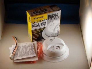 BRK SC9120B Smoke & Carbon Monoxide Alarm   AC W/ Battery Backup