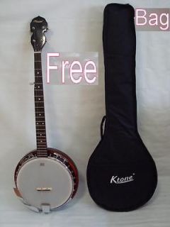 High Quality 5 String Banjo, Remo Head, Free Gig Bag