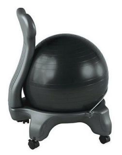 Gaiam Balance Ball Chair Core Exercise on Wheels NEW!!