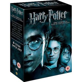 HARRY POTTER COMPLETE 8 FILM DVD BOX SET COLLECTION ♦♦ NEW SEALED 