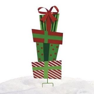 Christmas Outdoor Holiday Decoration Colorful Stack Of Gifts Yard 