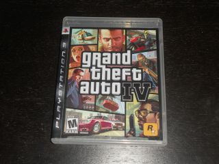 GRAND THEFT AUTO IV GTA 4 SONY PLAYSTATION 3 PS3 GAME LIBERTY CITY MAP 