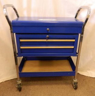 ATD 7035 2 Shelf Service Cart with 2 Drawer Tool Chest