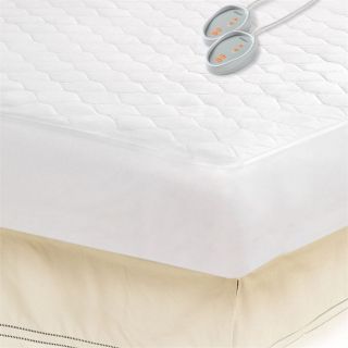   PHILOSOPHY LUXURY QUILTED HEATED MATTRESS PAD QUEEN KING DUAL CONTROL