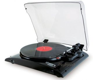 ION Profile LP To PC/MAC USB Turntable Record Player Album 2  CD 