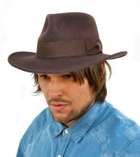 Indiana Jones Style Fedora Hat by The Hat Company