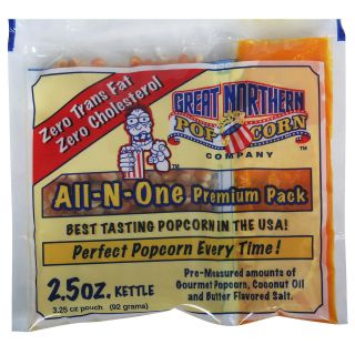 Great Northern Popcorn Case (24) of 2.5 Ounce Popcorn Portion Packs 2 