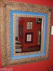    ANTIQUE GORGEOUS LARGE Victorian Wall Gilded Gesso Mirror Frame