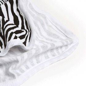 Beach Towel : Zebra pattern   size 70cmX123cm