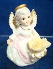   Figurine March Angel KW3332 w Basket & Flowers Excellent Cond WOW