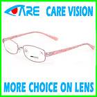   Women Optical Full Rim Metal Eyewear Glasses RX Frames clear Lens 329