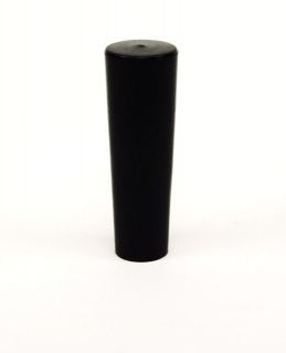 Black plastic 2 5/8 inch beer faucet tap handle