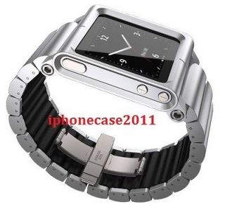 New Silver LunaTik LYNK Aluminum Watch Band Wrist Strap for iPod Nano 