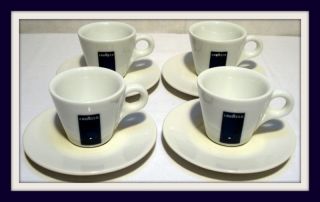 VINTAGE FRENCH LAVAZZA ESPRESSO CUPS & SAUCERS
