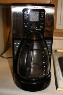 Mr Coffee 12 Cup Programmable Coffee Maker Black Silver SKX23