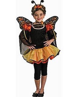 MONARCH BUTTERFLY HALLOWEEN COSTUME GIRLS MED. 8   10 LARGE 12   14 