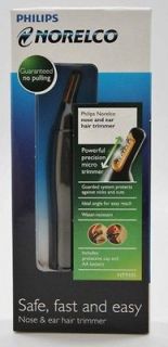 NEW Philips Norelco Precision Nose & Ear hair Trimmer NT9105 Water 