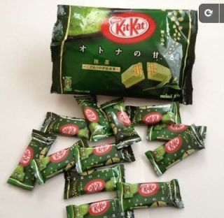   KITKAT Green Tea Matcha chocolate Nestle Kit Japan Macha bags packs a