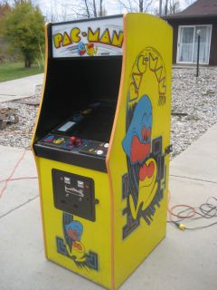 VTG Ms. Pac Man Video Arcade Game Working Condition Pac Man Cabinet