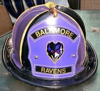 Baltimore Ravens L New Yorker N5A Leather Fire Helmet