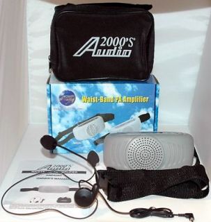   Watt Portable Waistband Voice Amplifier w/ Hands Free Microphone
