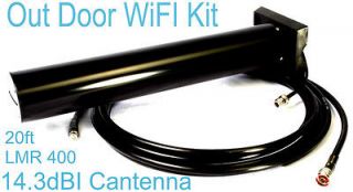 WiFI Yagi Antenna with 20ft Cable for USB Adapters and Routers SMArp 