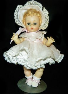 Vintage Madame Alexander Little Genius 8 Baby Doll tagged outfit
