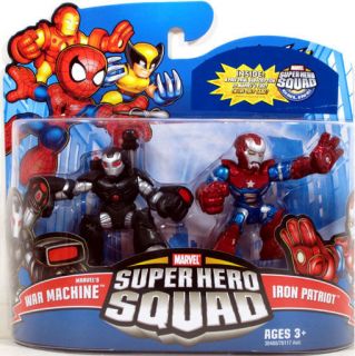  Superhero Squad WAR MACHINE & IRON PATRIOT Series 16 3 Figure 2 Pack
