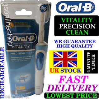 PRECISION CLEAN NEW BRAUN ORAL B VITALITY ELECTRIC RECHARGEABLE 