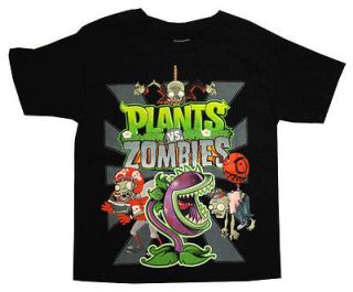 Plants Vs Zombies Cast Popcap Video Game Youth T Shirt Tee