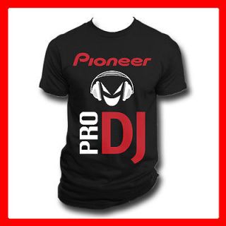 Pioneer Pro DJ Clothing Black T Shirt Tee Size S M L XL 2XL