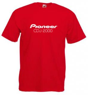 Pioneer CDJ 2000 T Shirt Technics DJ Numark Denon Vestax 6 colors