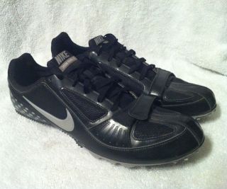 WOMENS NIKE ZOOM RIVAL S TRACK RUNNING SPIKES Black SIZE 7