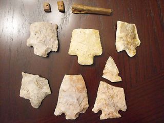Newly listed Native American Arrowheads Lot Florida Indian