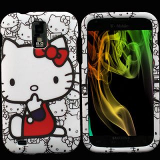 Case for Samsung Galaxy S II T Mobile W Hello Kitty SGH T989 Skin 