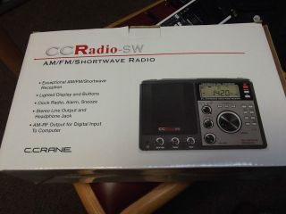 Crane CC Radio SW AM/FM/Shortwav​e Radio Model CSW TCF