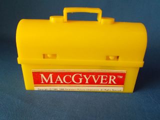 VTG 1985 MacGyver Plastic Tool Box *RARE* Paramount Pictures McDs 