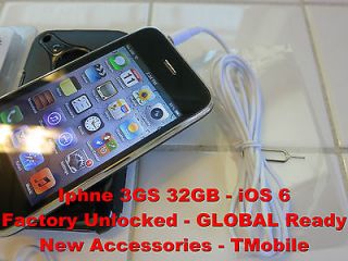 Apple Iphone   3GS 3 GS 32GB Unlocked for TMobile FREE Accessories 