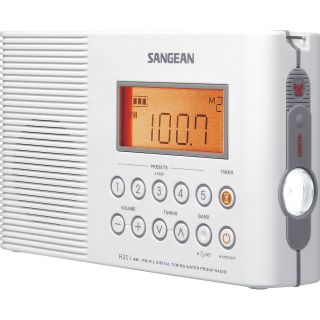 NEW Sangean H201 Waterproof AM/FM radio