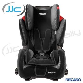 Recaro Young Sport Child Car Seat In Black Group 1 2 3 (Baby Seat)