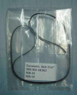 NEW 23.6 Turntable Belt fits Micro Seiki MB 10 & MB 15